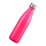 Maxbell 500ML Double-Walled Insulated Bottle Stainless Sports Travel Drinking Water Matt Pink