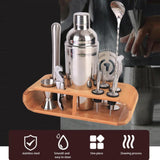 Maxbell 12pcs/set Stainless Steel Bartender Kit Cocktail Shaker Bar Set Tools - Aladdin Shoppers