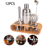 Maxbell 12pcs/set Stainless Steel Bartender Kit Cocktail Shaker Bar Set Tools - Aladdin Shoppers