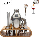 Maxbell 12pcs/set Stainless Steel Bartender Kit Cocktail Shaker Bar Set Tools - Aladdin Shoppers