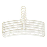 Maxbell 5 Pcs Clothes Coat Hanger Wardrobe Space Save Organizer Multifunction White - Aladdin Shoppers