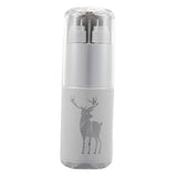 Max Portable Toothbrush&Toothpaste Set Shampoo&Shower Gel Dispenser Storage Case Gray