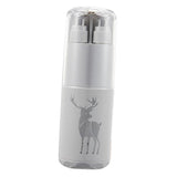 Max Portable Toothbrush&Toothpaste Set Shampoo&Shower Gel Dispenser Storage Case Gray