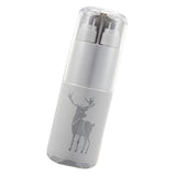 Max Portable Toothbrush&Toothpaste Set Shampoo&Shower Gel Dispenser Storage Case Gray