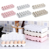 Max Stackable 12 Egg/18 Egg Holder Freezer Fridge Food Container Organizer Tray Pink 12 Egg