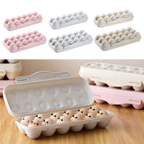 Max Stackable 12 Egg/18 Egg Holder Freezer Fridge Food Container Organizer Tray Pink 12 Egg