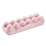 Max Stackable 12 Egg/18 Egg Holder Freezer Fridge Food Container Organizer Tray Pink 12 Egg