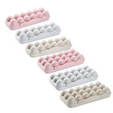 Max Stackable 12 Egg/18 Egg Holder Freezer Fridge Food Container Organizer Tray Pink 12 Egg
