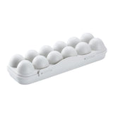 Max Stackable 12 Egg/18 Egg Holder Freezer Fridge Food Container Organizer Tray Gray 12 Egg