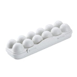 Max Stackable 12 Egg/18 Egg Holder Freezer Fridge Food Container Organizer Tray Gray 12 Egg