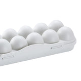 Max Stackable 12 Egg/18 Egg Holder Freezer Fridge Food Container Organizer Tray Gray 12 Egg