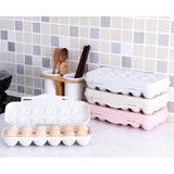 Max Stackable 12 Egg/18 Egg Holder Freezer Fridge Food Container Organizer Tray Pink 18 Egg