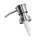 Shampoo Lotion Soap Liquid Dispenser Pump Head Replacement Stainless Steel A