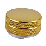 Max 58mm Base Coffee Tamper Adjustable Stainless Steel Press Tool Three Angle Golden