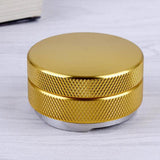 Max 58mm Base Coffee Tamper Adjustable Stainless Steel Press Tool Three Angle Golden