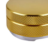 Max 58mm Base Coffee Tamper Adjustable Stainless Steel Press Tool Three Angle Golden