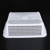 Max Household Storage Basket Rectangle Food Fruit Stainer Draining Bowl Colander L