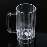 Max Clear Acrylic Plastic Drinking Beer Mug  650ml