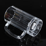 Max Clear Acrylic Plastic Drinking Beer Mug  650ml