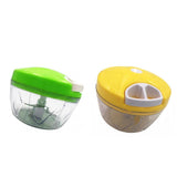 Maxbell Manual Food Grater Vegetable Chopper Hand Pull Cutter Kitchen Gadgets Yellow - Aladdin Shoppers