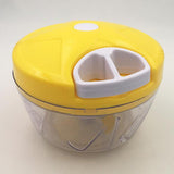 Maxbell Manual Food Grater Vegetable Chopper Hand Pull Cutter Kitchen Gadgets Yellow - Aladdin Shoppers