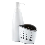 Soap Dispenser Bathroom Shower Lotion Shampoo with Scrubby Holder