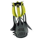 Max 7pcs Silicone Kitchen Utensils Set Heat Resistant  Cooking Tool Green