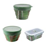 Max Collapsible Silicone Bowl Cup Lunch Box for Outdoor Travel 550ml Round