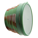 Max Collapsible Silicone Bowl Cup Lunch Box for Outdoor Travel 950ml Round