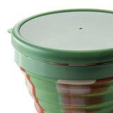 Max Collapsible Silicone Bowl Cup Lunch Box for Outdoor Travel 950ml Round