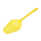 Max Scoop Colander Strainer Spoon Kitchen Food Drain Shovel Strainers Yellow