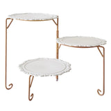 Max Folding Cake Stand Dessert Display Holder Champagne Rack for Wedding Party