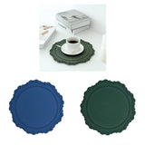 Max Morandi Resin Coaster Plate Cafe Afternoon Tea Wedding Dessert Serving Green