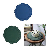 Max Morandi Resin Coaster Plate Cafe Afternoon Tea Wedding Dessert Serving Green