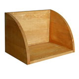 Max Desktop Wooden Storage Rack Bookshelf for Home Office Reddish Brown
