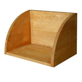 Max Desktop Wooden Storage Rack Bookshelf for Home Office Reddish Brown
