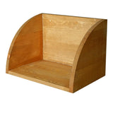 Max Desktop Wooden Storage Rack Bookshelf for Home Office Reddish Brown