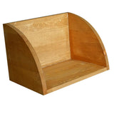 Max Desktop Wooden Storage Rack Bookshelf for Home Office Reddish Brown