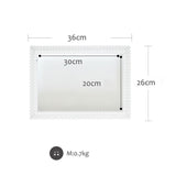 Max Metal Cake Stand Wedding Party Dessert Display Rack Tower White Rectangle M