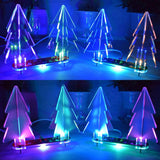 Max LED Light 3D Christmas Tree DIY Kit Gift Green PCB with Transparent Acrylic