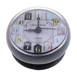 Max Mini Wall Clock Suction Cup Water Resistant for Bathroom Kitchen Grey