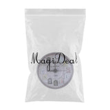 Max Mini Wall Clock Suction Cup Water Resistant for Bathroom Kitchen Grey