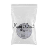 Max Mini Wall Clock Suction Cup Water Resistant for Bathroom Kitchen White