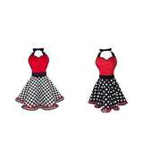 Max Cotton Apron Sexy Women Girl Apron Christmas Dress Cosplay Costume Checked