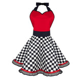 Max Cotton Apron Sexy Women Girl Apron Christmas Dress Cosplay Costume Checked