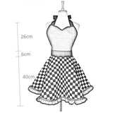 Max Cotton Apron Sexy Women Girl Apron Christmas Dress Cosplay Costume Checked