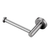Max Maxb Toilet Paper Holder Stainless Steel Round Wall Mounted  Punching_Silver