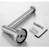 Max Maxb Toilet Paper Holder Stainless Steel Round Wall Mounted  Punching_Silver