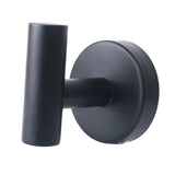 Max Stainless Wall Mount Hook Robe Coat Hanger Towel Rack Wall Mounted Black
