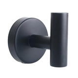 Max Stainless Wall Mount Hook Robe Coat Hanger Towel Rack Wall Mounted Black